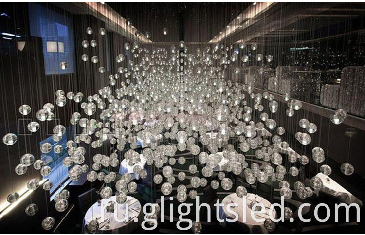 Универсальный дизайн Crystal Customizable Bubble Style Роскошный подвесной светильник